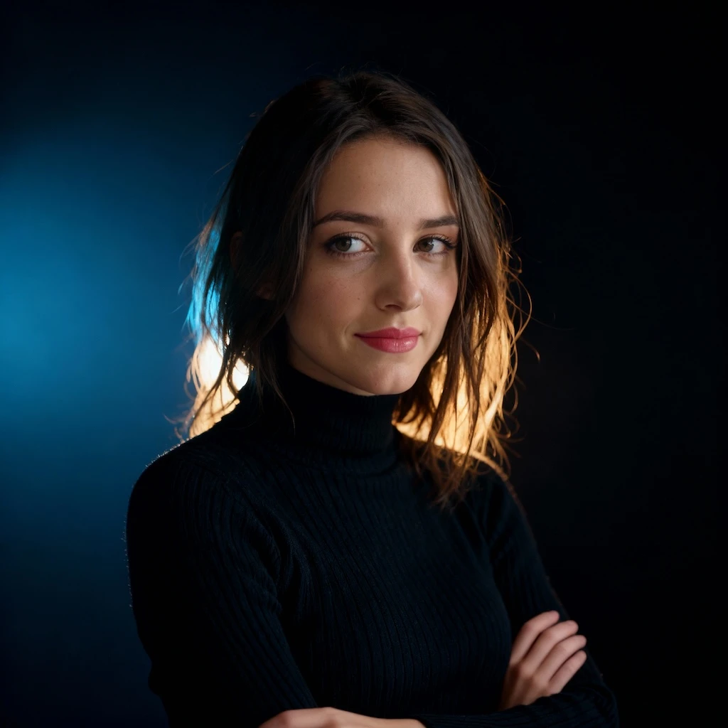 The Focused Glance: A Study in Texture & Tone