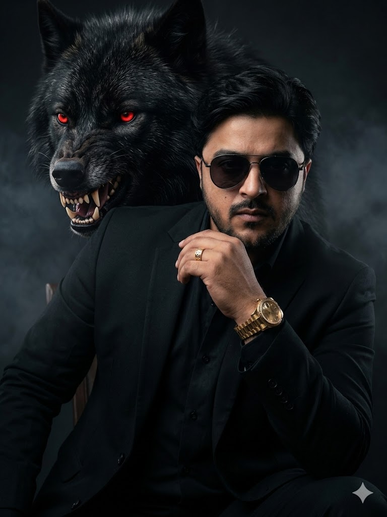 An ultra-realistic, cinematic close-up portrait using the exact facial identity and geometry of the man in the reference image.