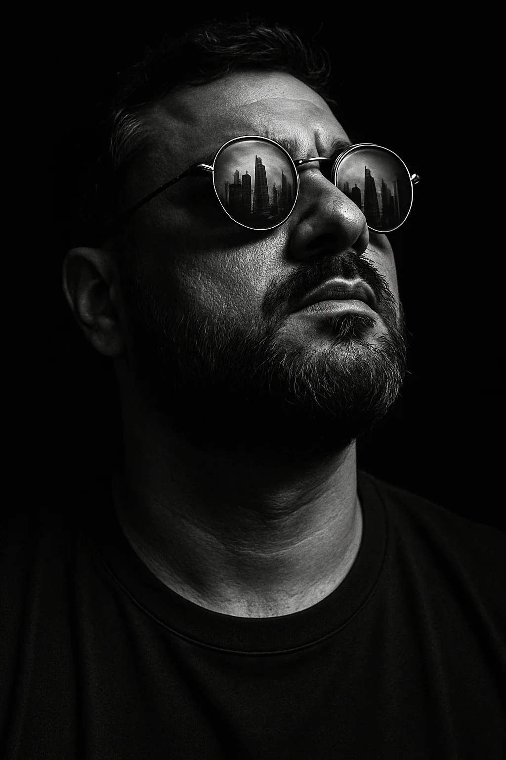 Monochrome Skyline: The Visionary